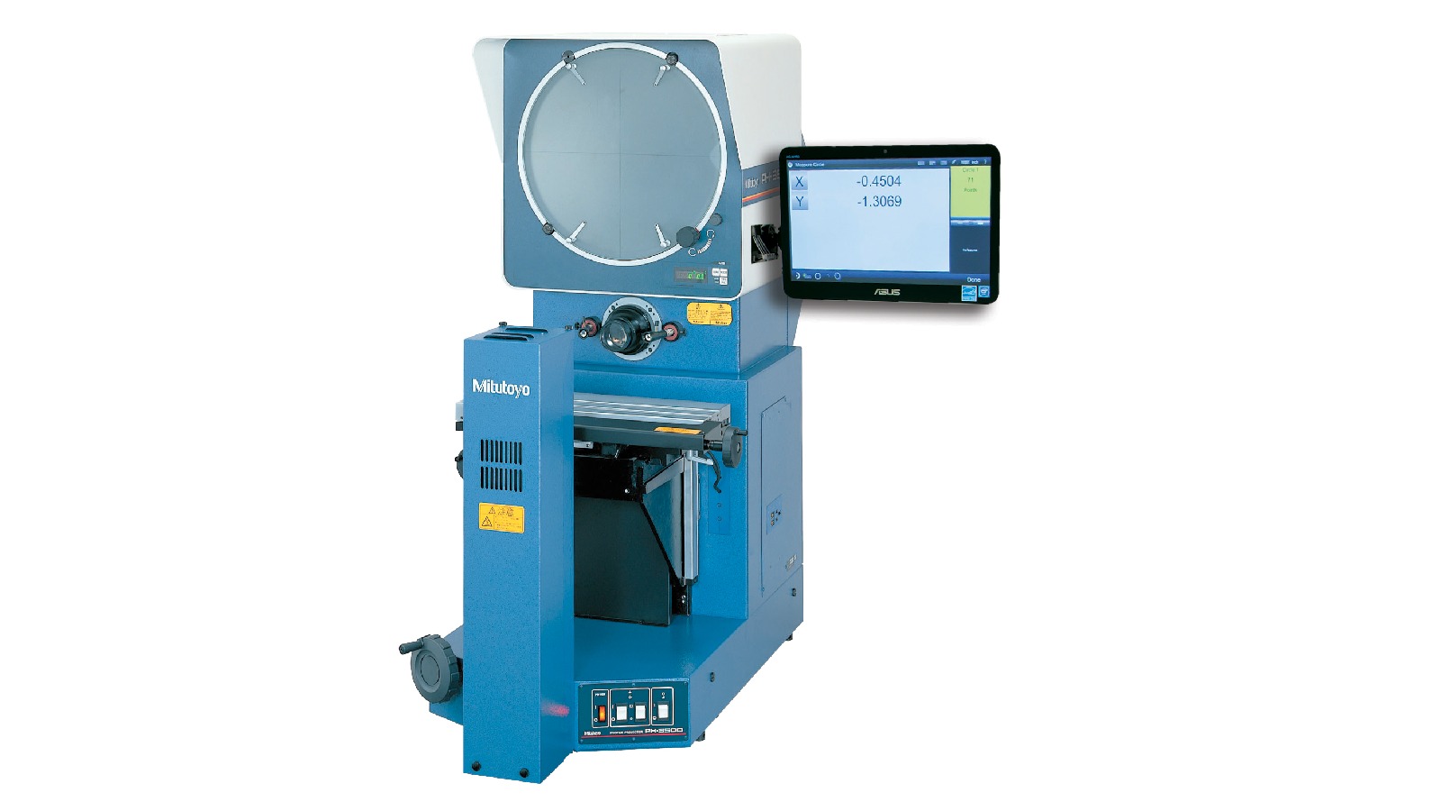 Profile Projector Upgraded With Touch Tablet