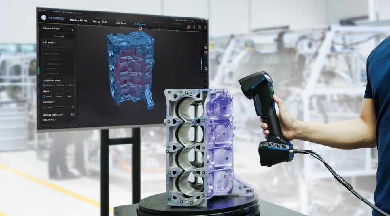 Handheld 3D Laser Scanner Launched With Integrated Photogrammetry