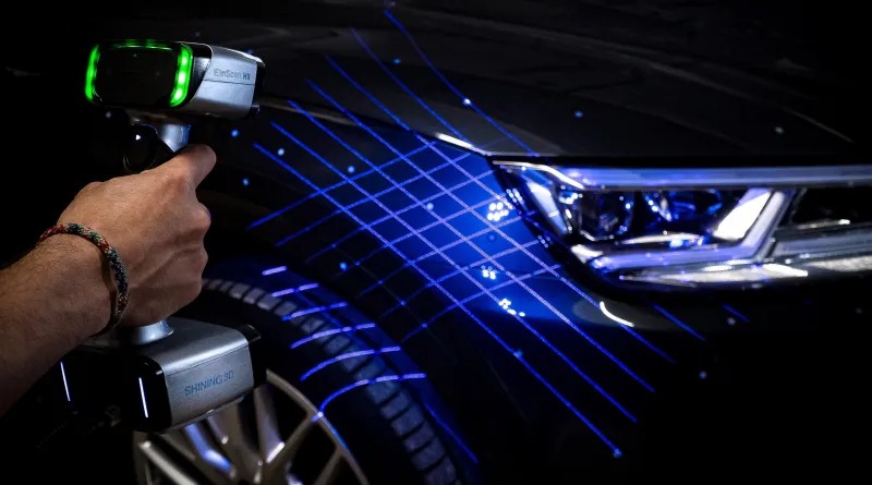 Hybrid Light Source Handheld 3D Scanners Launched
