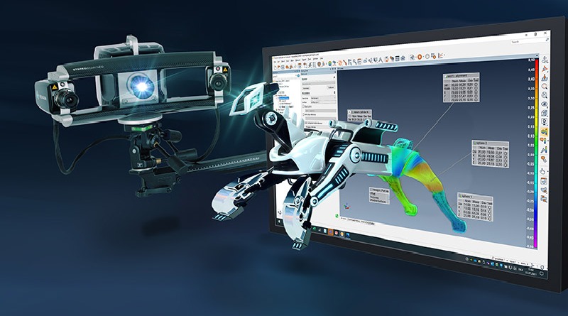 Đã phát hành giao diện PolyWorks cập nhật cho Máy quét ánh sáng có cấu trúc hình lục giác
