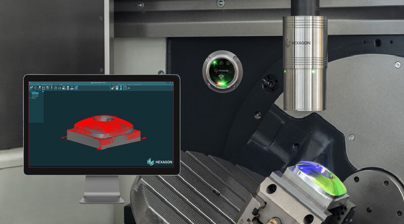 Máy quét Laser không dây thực hiện kiểm tra bộ phận máy CNC