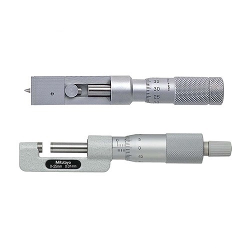 Panme cơ khí đo kích thước viền nắp can, thùng series 147 Mitutoyo