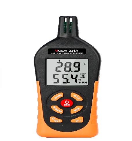 MÁY ĐO NHIỆT ĐỘ VÀ ĐỘ ẨM MÔI TRƯỜNG VICTOR 231A (BLUETOOTH)