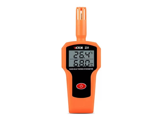 MÁY ĐO NHIỆT ĐỘ VÀ ĐỘ ẨM MÔI TRƯỜNG VICTOR 231