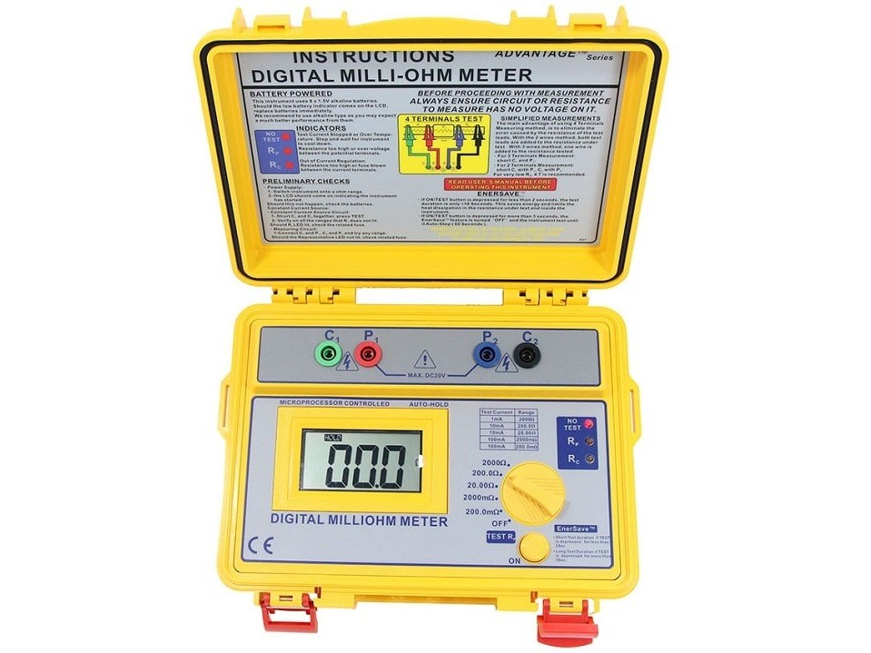 MÁY ĐO ĐIỆN TRỞ NHỎ MILLIOHM SEW 4137 MO (0 - 2.000 Ω)