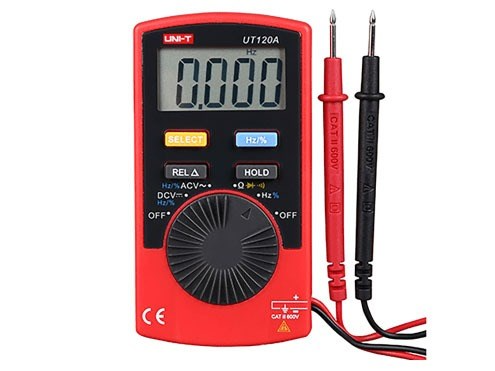 ĐỒNG HỒ VẠN NĂNG BỎ TÚI UNI-T UT120A (600V, TRUE RMS, ± 0.8%)