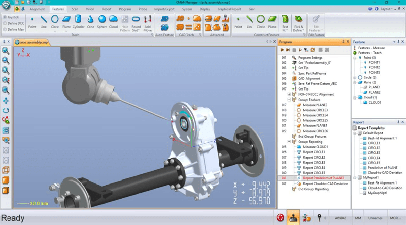 Trình quản lý CMM mới nhất bổ sung hỗ trợ Renishaw 5 trục REVO