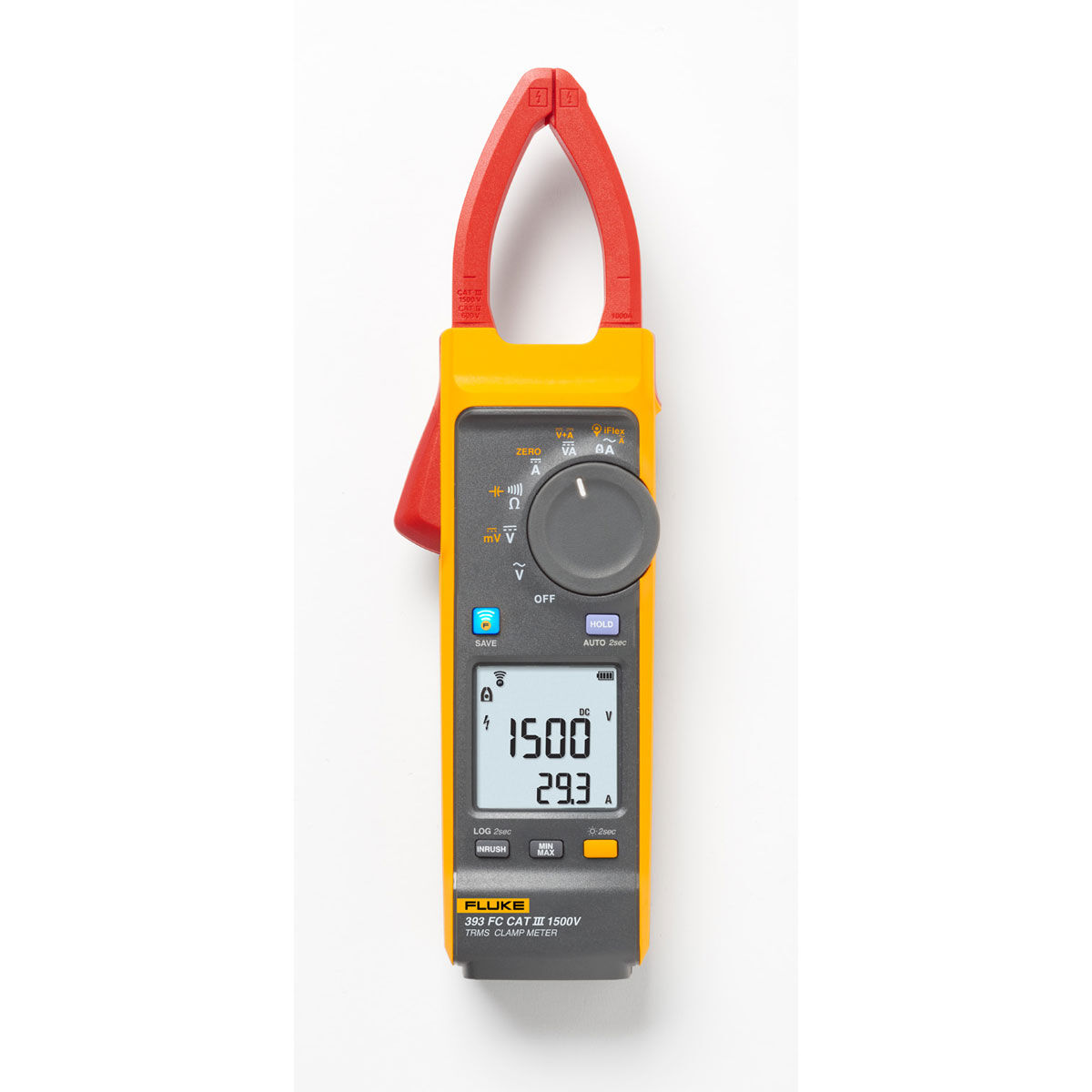 Fluke 393 FC CAT III 1500V TRMS Wireless clamp with Iflex
