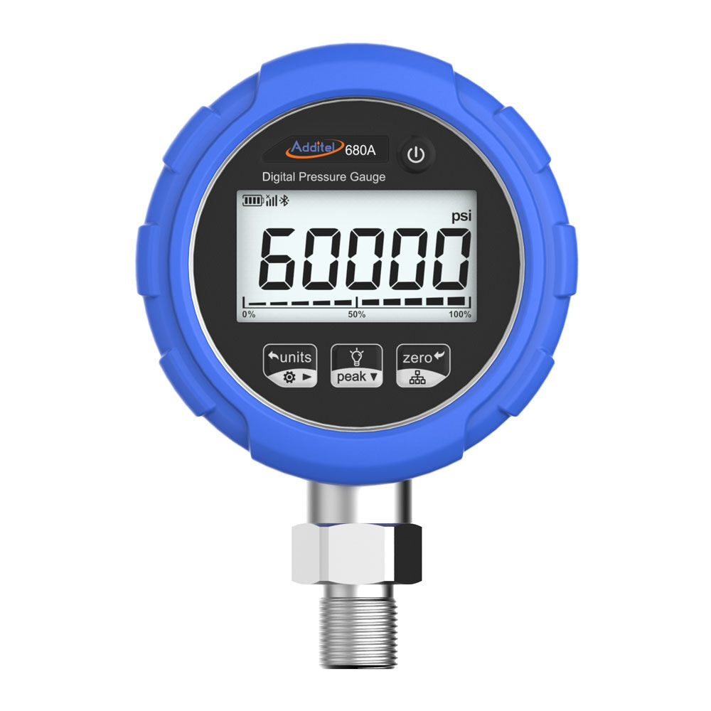 Additel ADT681A-02-GP300-PSI-N-DL ADT681A Digital Pressure Gauge, 0-300 psi, Data Logging