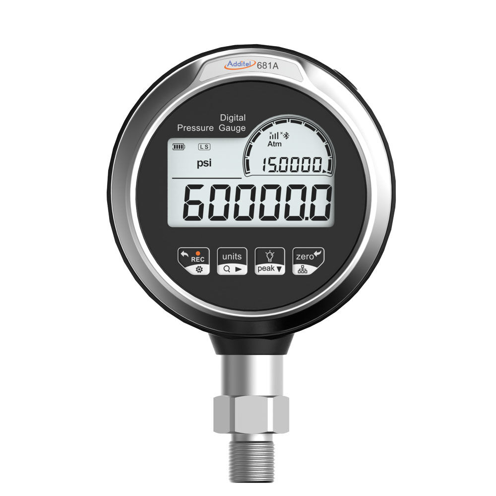 Additel ADT681A-02-GP3K-PSI-N-DL ADT681A Digital Pressure Gauge, 0-3000 psi, Data Logging