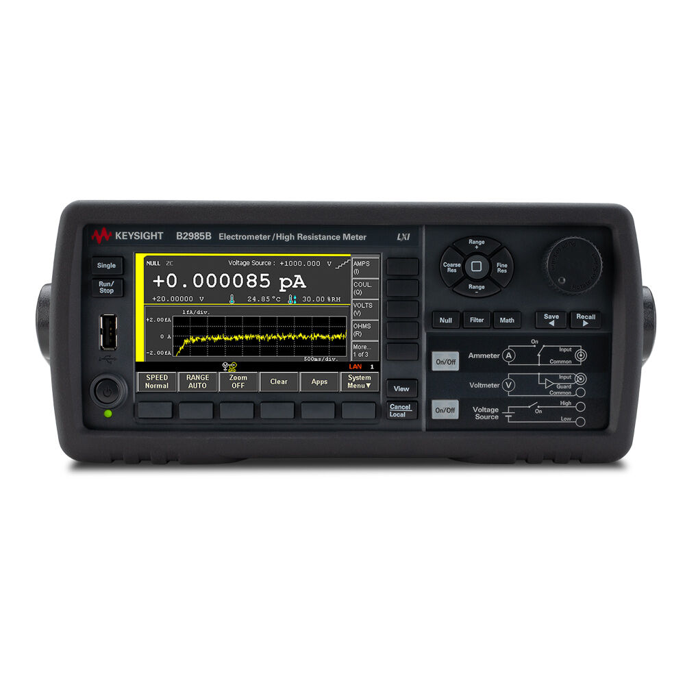 Keysight B2985B Electrometer/High Resistance Meter, 0.01fA, 1000V