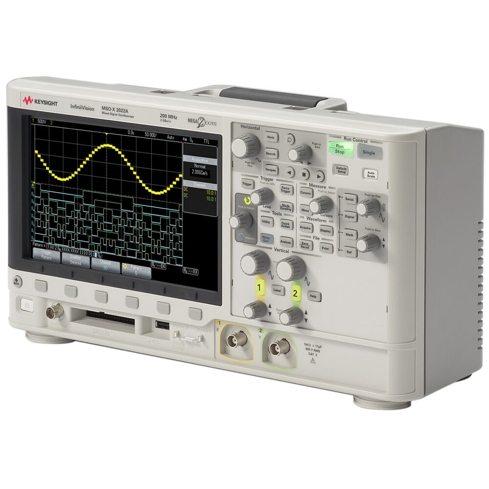 Keysight DSOX2022A Oscilloscope, 2-Channel, 200MHz
