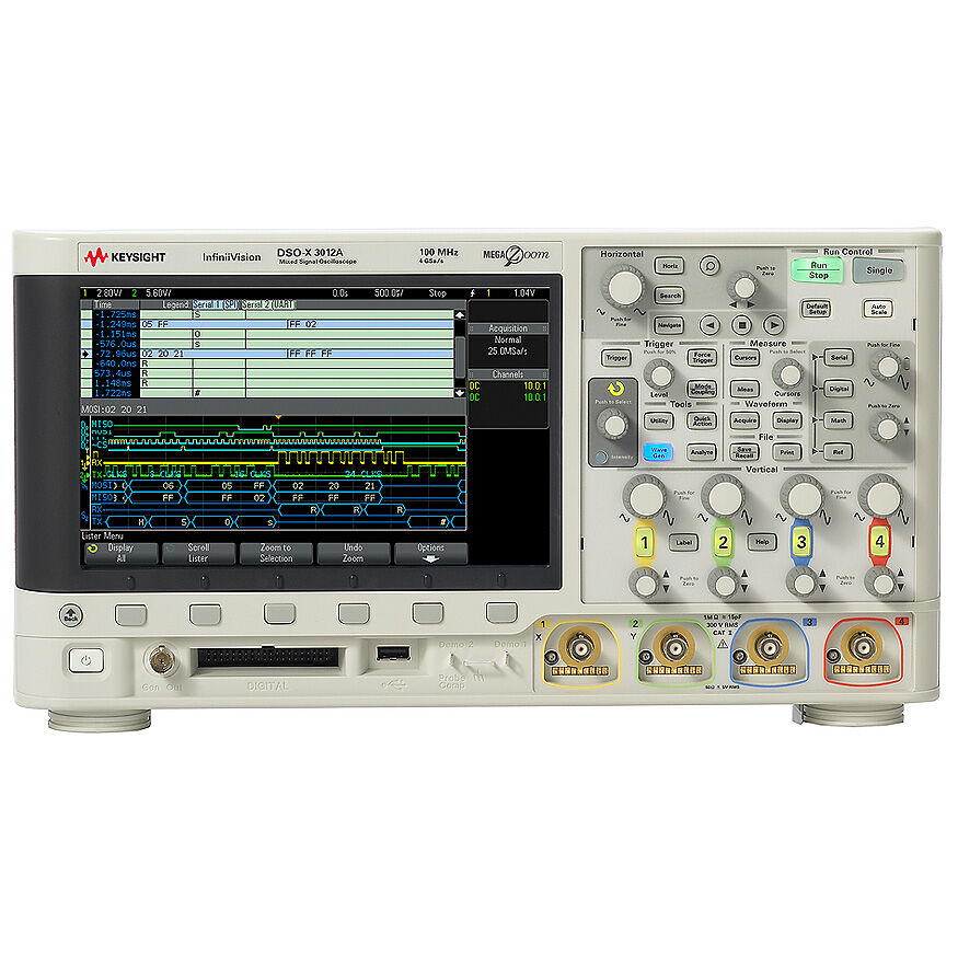 Keysight DSOX3012A Oscilloscope, 2-Channel, 100MHz