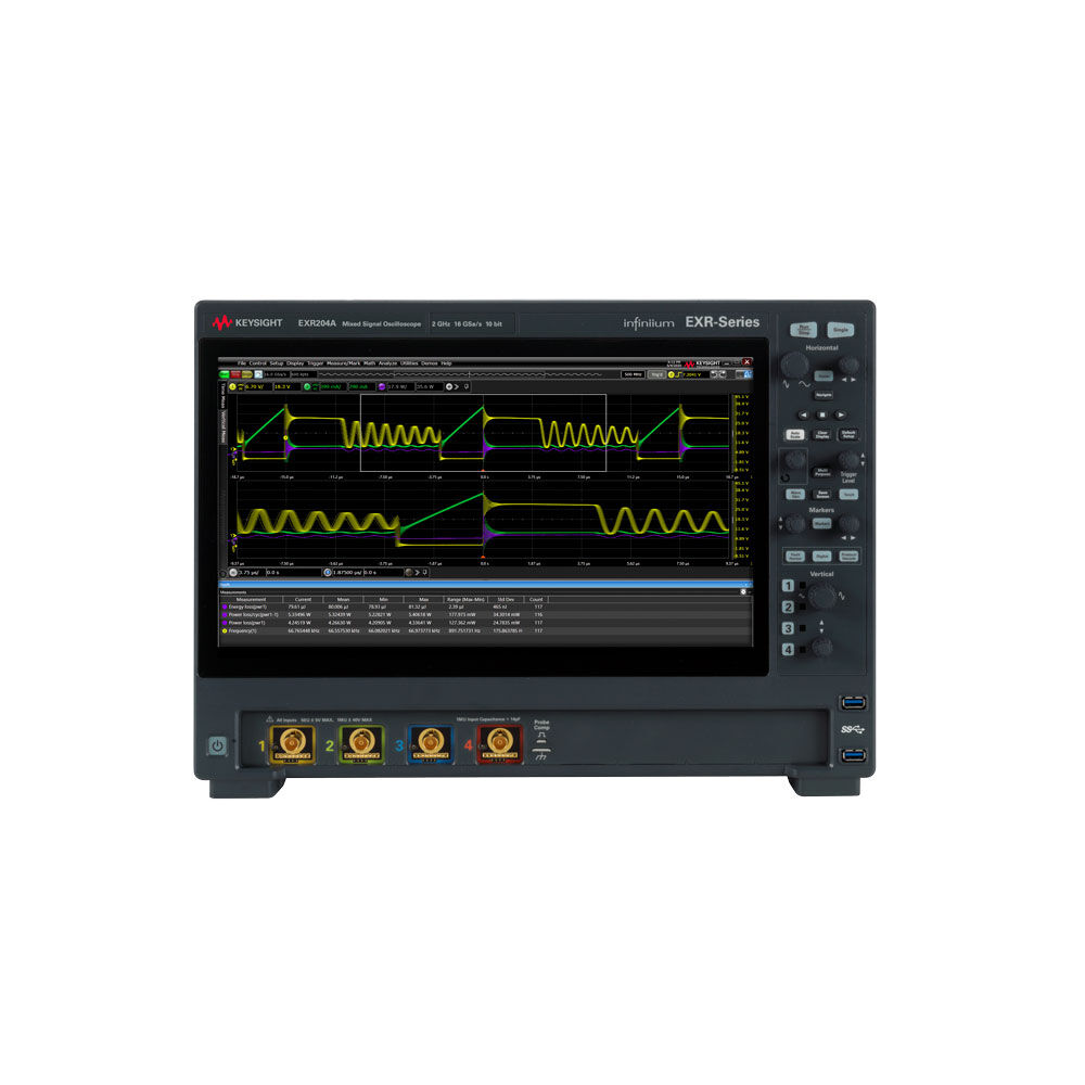 Keysight EXR204A Real-Time Oscilloscope, 2 GHz, 16 GSa/s, 4 Channel