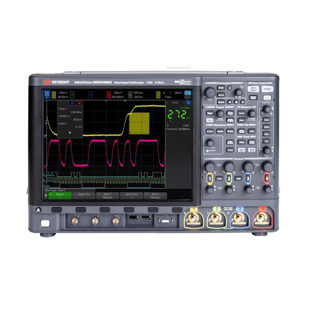 Keysight MSOX4154G InfiniiVision Oscilloscope, 4+16 Channel, 1.5 GHz, with Wavegen