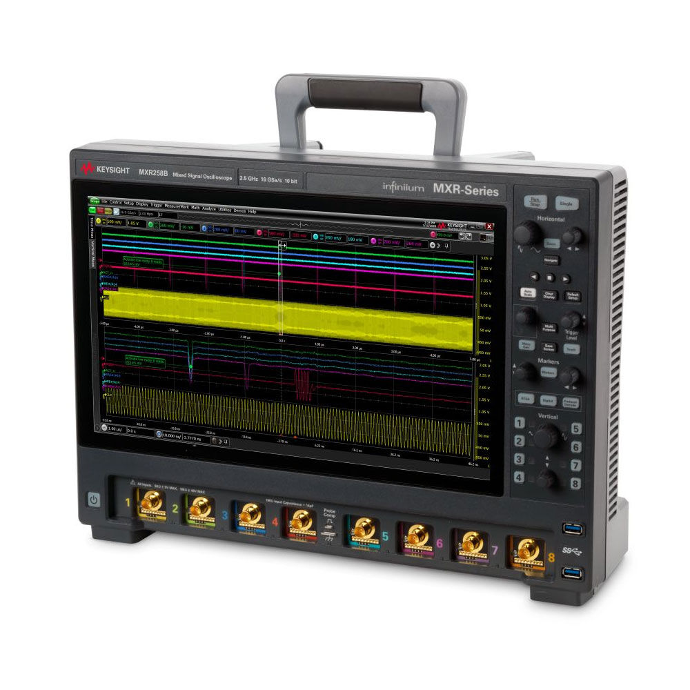 Keysight MXR258B Infiniium MXR B-Series Oscilloscope, 2.5GHz, 8 Channels