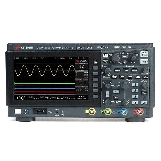 Keysight DSOX1204A InfiniiVision 1000 X-Series Oscilloscope, 4 Channel, 70MHz