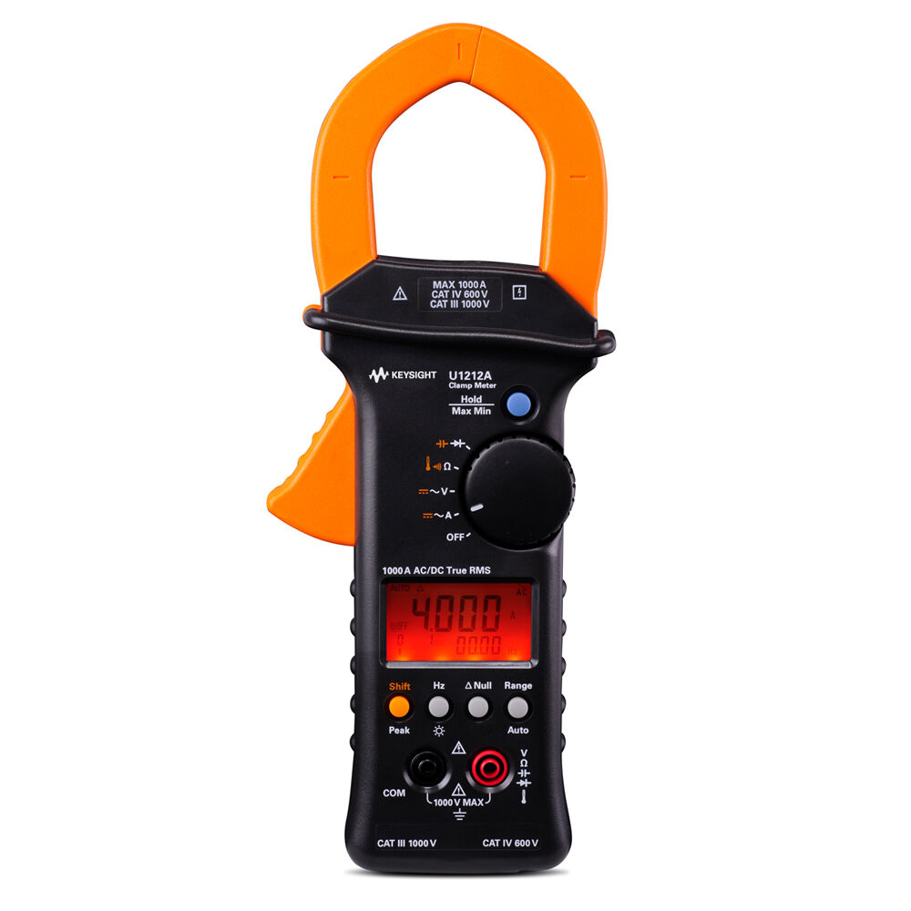 Keysight U1212A HH Clamp Meter, AC/DC, True RMS, 1000A