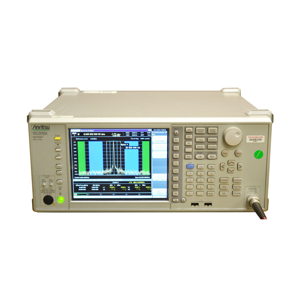 Used Anritsu MS2830A Spectrum Analyzer/Signal Analyzer, 9KHz to 3.6GHz