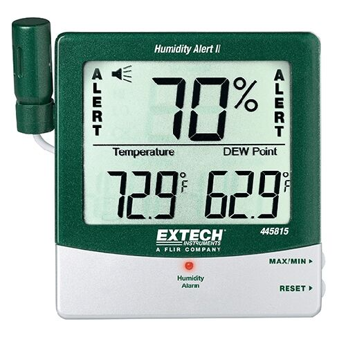 Extech 445815 Hygro-Thermometer Humidity Alert with Dew Point