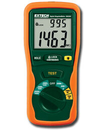 Extech 380260 Megohmmeter, Autoranging, Digital with NIST Certificate