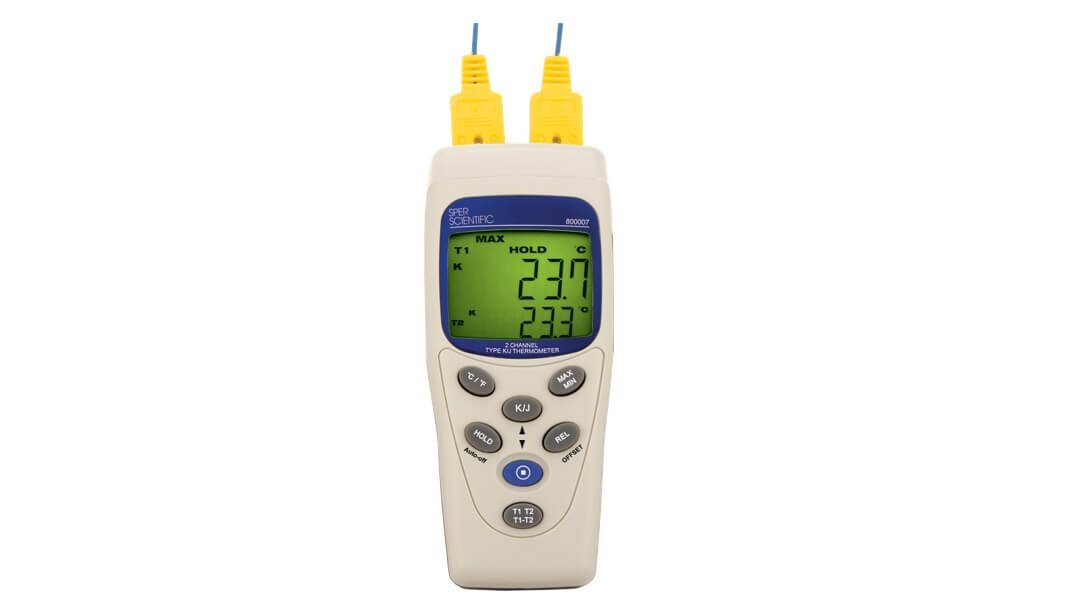 Máy đo nhiệt độ điện tử 2 kênh 800007 – Sper Scientific